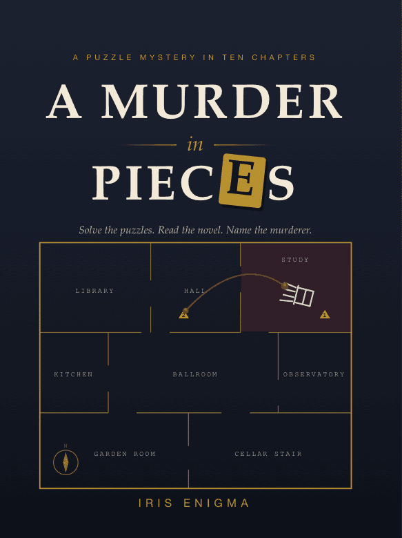 Cover of A Murder in Pieces by Iris Enigma